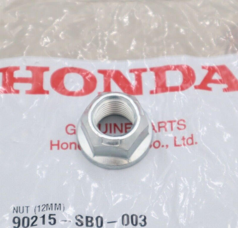 Genuine OEM HONDA Nut Self-Lock (12MM) (Clinch)(Sato Rashi)
