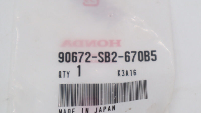 Honda License Plate Cap Bumper Plug Cover Starlight Flamenco Black Pearl - B