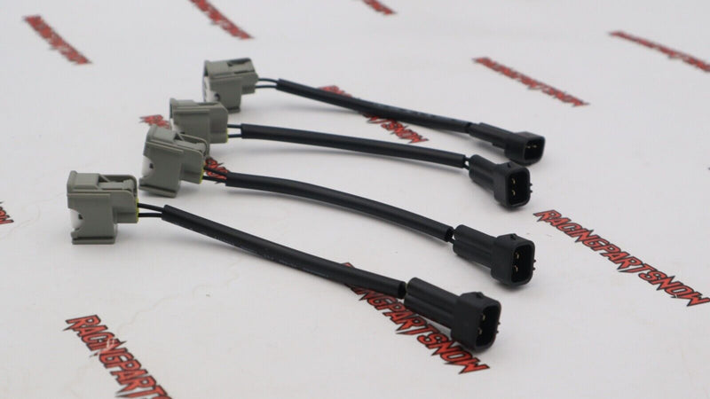 Honda Civic Acura RSX K20 K24 R18 RDX 410cc Denso Fuel Injectors clips adapters