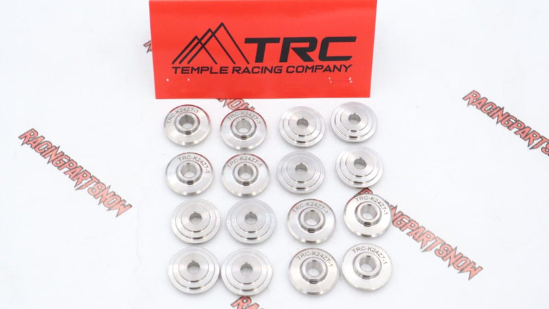 Temple Racing Co Titanium Valve Spring Retainers for Honda Acura K24Z7 12-15 TRC