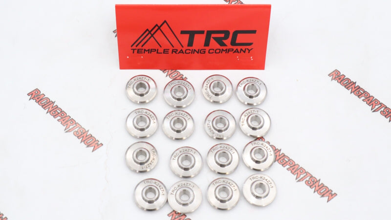 Temple Racing Co Titanium Valve Spring Retainers for Honda Acura K24Z7 12-15 TRC