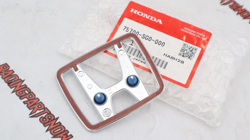 New OEM 88-91 Honda Civic CRX Si HX EF8 EF9 D16 Front or Rear "H" Emblem Badge