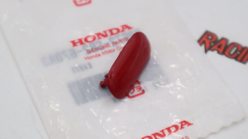 OEM Honda Bumper  Cap, License Plate *R97* (ROMA RED) BUMPER CAP 90672-SB2-670A3