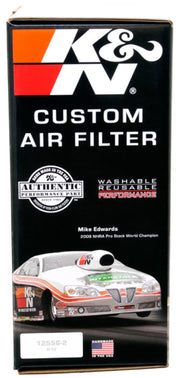K&N Custom Round Filter 5 - 1/8in FLG / 11in Dia / 4 - 3/4in H w/VENT - BattleBorn SpeedShop