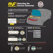 MagnaFlow DF Cat Conv 99 - 05 Subaru Forester/96 - 97 & 99 - 05 Impreza/01 - 03 Legacy/00 - 05 Outback Frt/Rr - BattleBorn SpeedShop