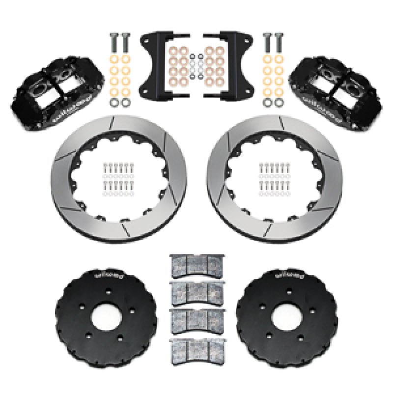 Wilwood 14-19 Chevrolet Corvette C7 Forged Narrow Superlite 6R Front BBK - 13.06 Rotor - Black - BattleBorn SpeedShop