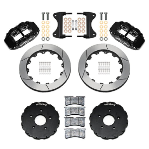 Wilwood 14-19 Chevrolet Corvette C7 Forged Narrow Superlite 6R Front BBK - 13.06 Rotor - Black - BattleBorn SpeedShop