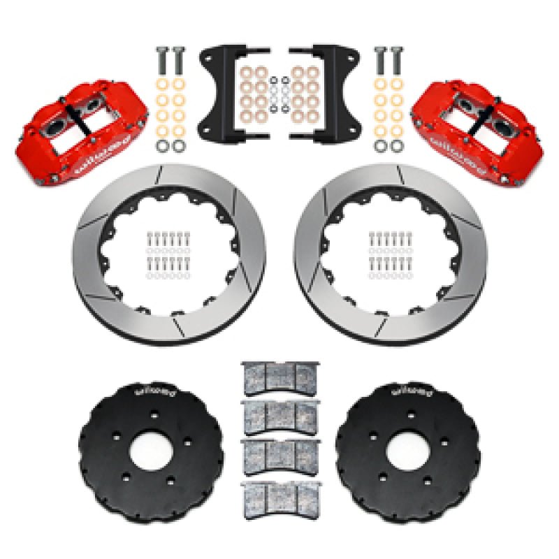 Wilwood 14-19 Chevrolet Corvette C7 Forged Narrow Superlite 6R Front BBK - 13.06 Rotor - Red - BattleBorn SpeedShop