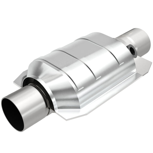 MagnaFlow Universal Catalytic Converter 2.25 W/Single O2 Boss - BattleBorn SpeedShop
