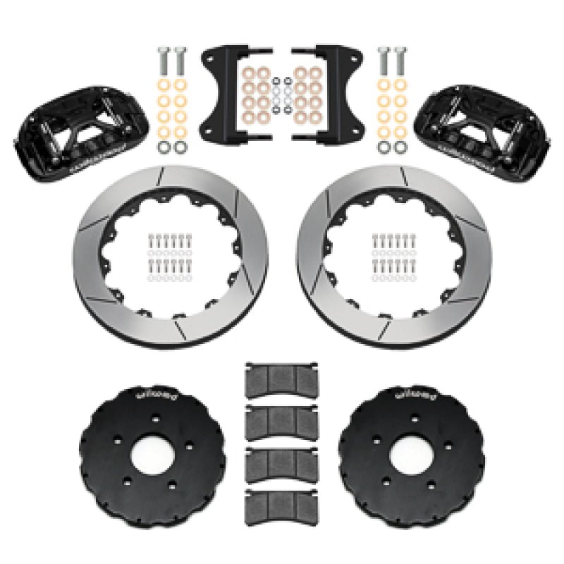 Wilwood 14-19 Chevrolet Corvette C7 Forged XRS6R Front BBK - 13.06 Rotor - Black - BattleBorn SpeedShop