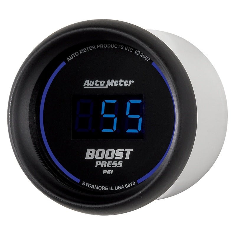 Autometer Cobalt Digital 52mm Digital 5 - 60 PSI Boost Gauge - BattleBorn SpeedShop