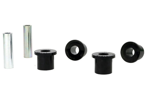 Whiteline Plus 97-05 Nissan Frontier D22 2WD Rear Spring Eye and Shackle Bushing - BattleBorn SpeedShop