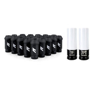Mishimoto Steel Locking Lug Nuts M14x1.5 24pc Set Black - BattleBorn SpeedShop