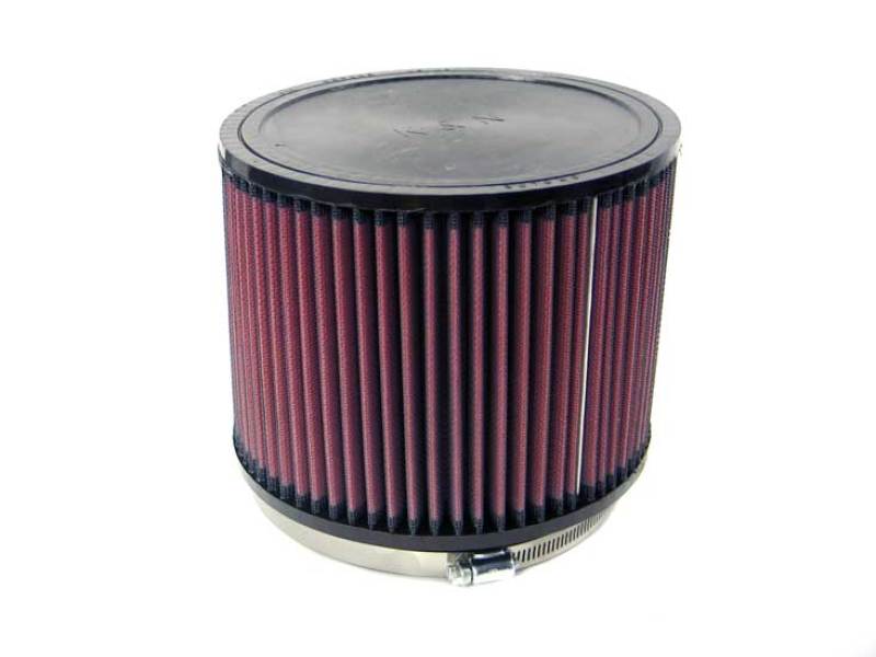 K&N Universal Rubber Filter 6in Flange ID / 7.5in OD / 6in Height / Round Straight - BattleBorn SpeedShop