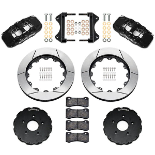 Wilwood 14-19 Chevrolet Corvette C7 AERO6 Front BBK - 14.00 Rotor - Black - BattleBorn SpeedShop