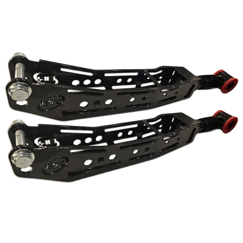BLOX Racing Racing Rear Lower Control Arms - Blk (Toyota 86 / Scion FRS / Subaru BRZ / WRX / STi) V2 - BattleBorn SpeedShop