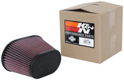 K&N Universal Clamp - On Air Filter 3.5in Flg ID x 8.5x5.25in B OD x 6.25x4in T OD x 5.5in H - BattleBorn SpeedShop