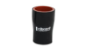 Vibrant 4 Ply Reducer Coupling 1in x 1.25in x 3in Long (BLACK) - BattleBorn SpeedShop