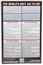 K&N Universal Clamp - On Air Filter 2 - 1/16in FLG / 3 - 1/2 OD / 4in H - BattleBorn SpeedShop