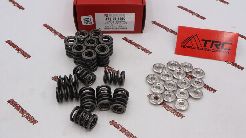 SKUNK2 ALPHA VTEC DUAL VALVE SPRINGS & TRC TITANIUM RETAINERS KIT B16 B18c