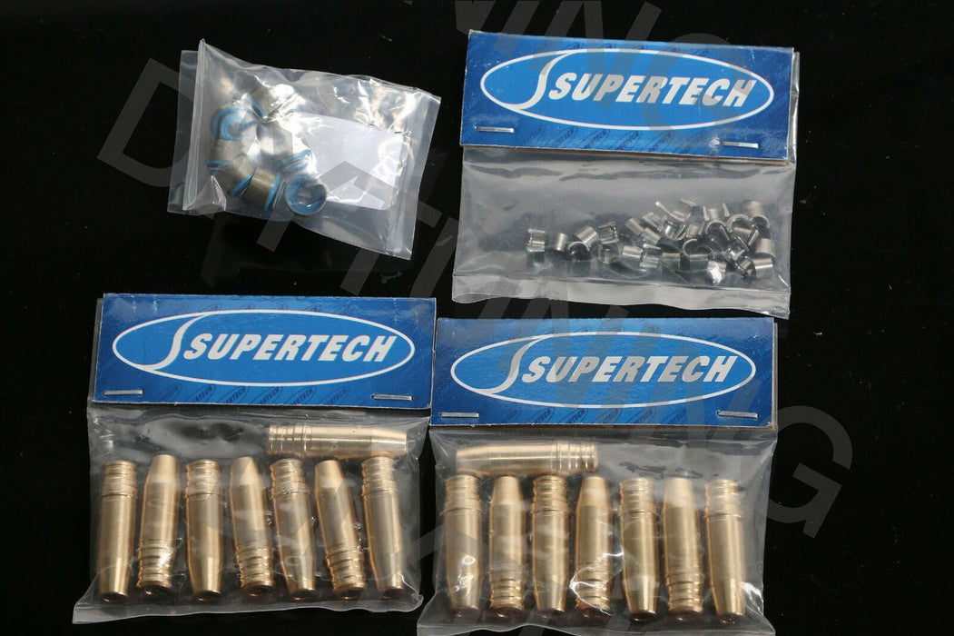 NEW SUPERTECH BRONZE VALVE GUIDES / KEEPERS / STEM SEAL KIT 16 PC B16 B18C1 H22A