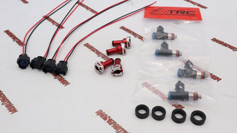 TRC TURBO E85 1000cc FUEL INJECTORS KIT (4) FOR D16 B16 B20 H22 HONDA F22