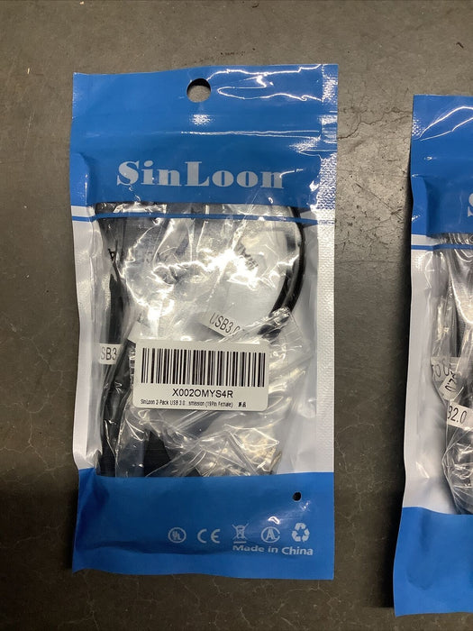 2x- 2 PACKS- SinLoon USB 3.0 Header to USB 2.0