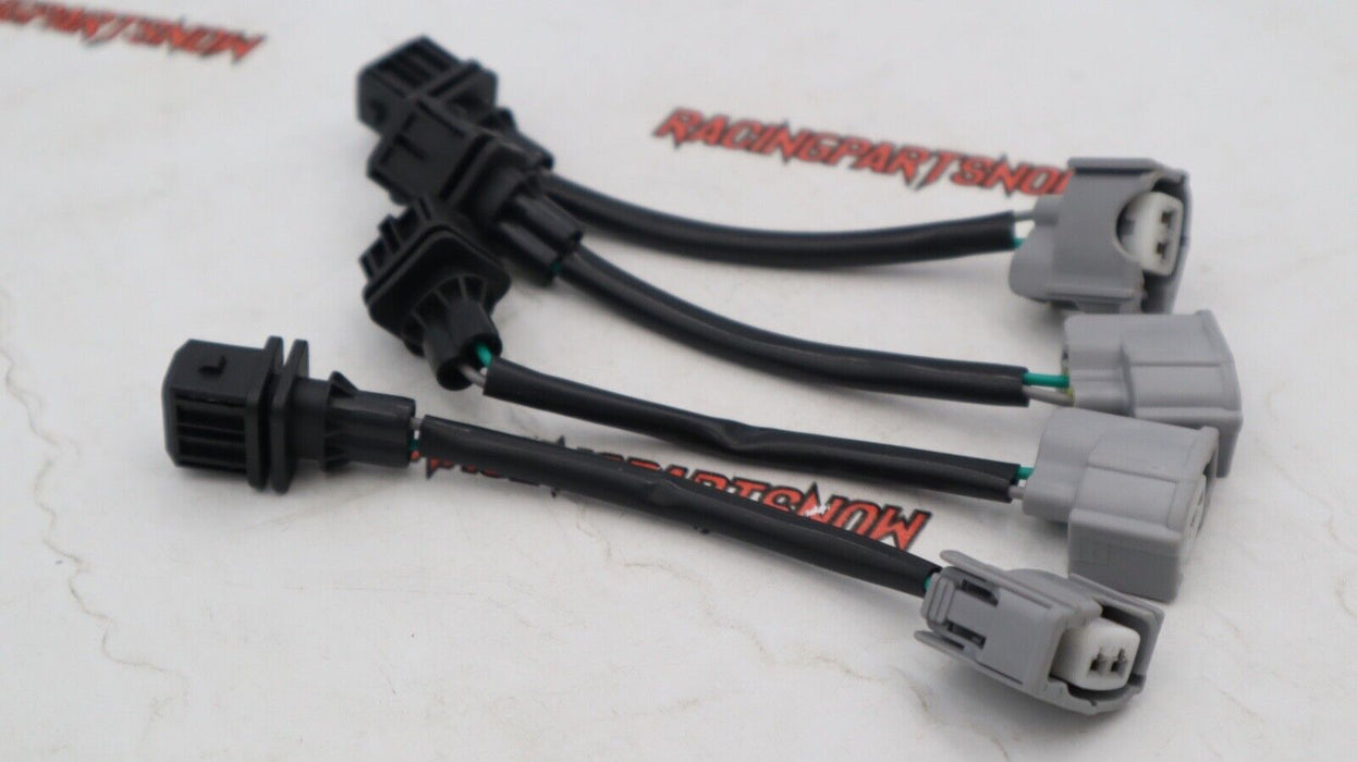 TRC (4x) RDX 410cc TO HONDA OBD1 Injector Wiring Harness JUMPER Adapters EG DC