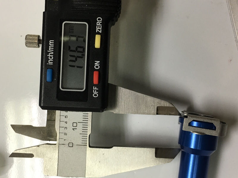 TRC Fuel Injector Adapter Top Hat w/ Filter Tall Black 14mm Extension