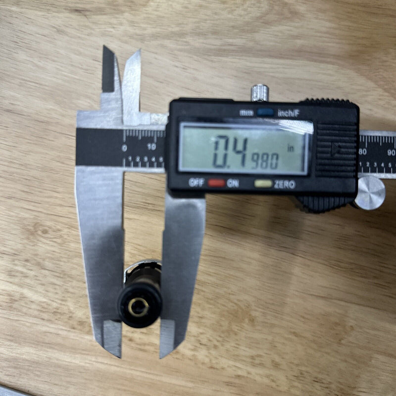 TRC Fuel Injector Adapter Top Hat w/ Filter Tall Black 14mm Extension