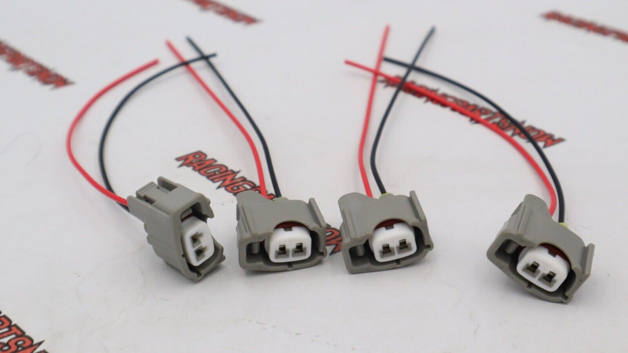 Fule Injector Pin Fuel Injector Connector 2-Pin Plug For Acura RDX, RSX, Honda K20/K24 ...