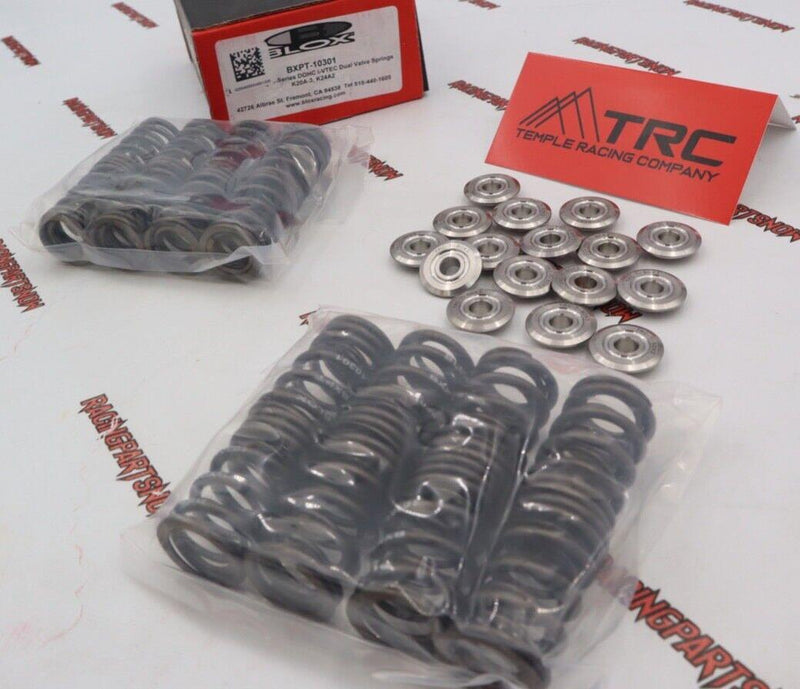 Blox Dual Valve Springs & TRC Titanium Retainers Kit K Series K20 K24 K20a