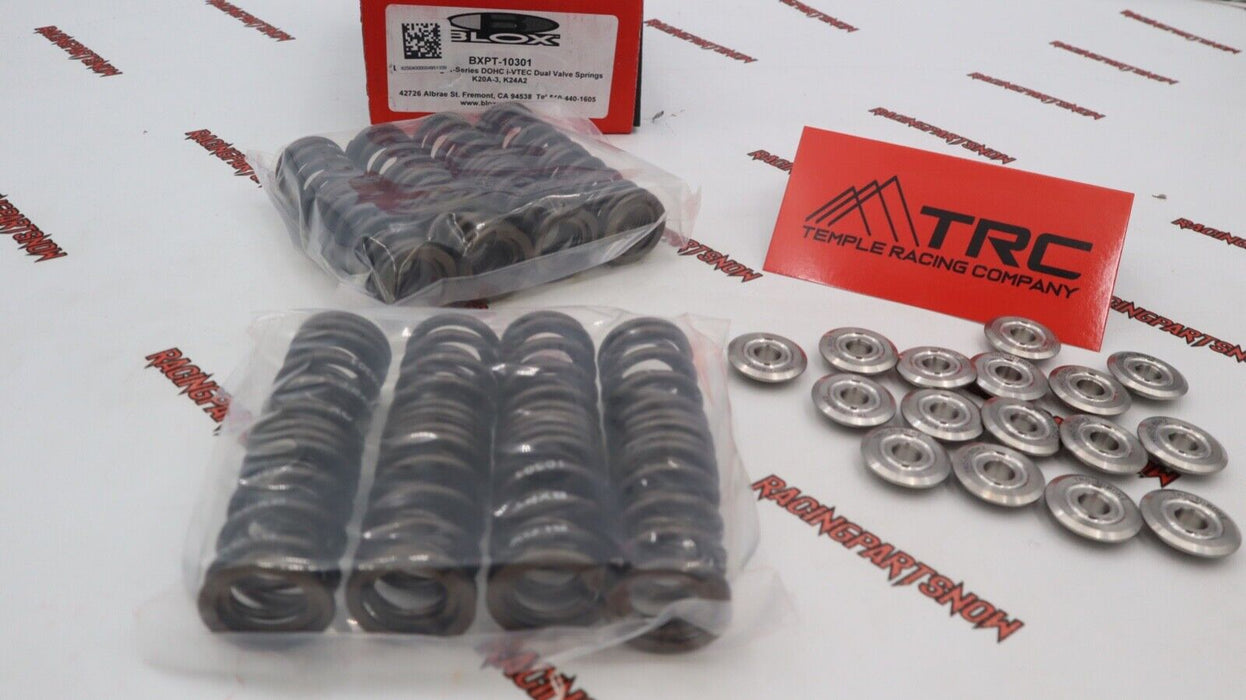 Blox Dual Valve Springs & TRC Titanium Retainers Kit K Series K20 K24 K20a