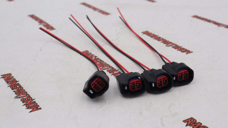 SET OF 4 INJECTOR DYNAMICS FUEL INJECTOR PLUG PIGTAIL ID1000 ID1300 ID1700