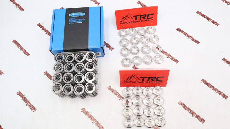 Supertech 80Ib Dual Valve Springs & TRC Titanium Retainers Kit S2000 F20C F22C