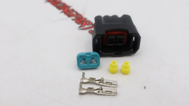 ( x4 ) 2-Pin Fuel Injector Connector Plug Clip Kit For Honda Acura