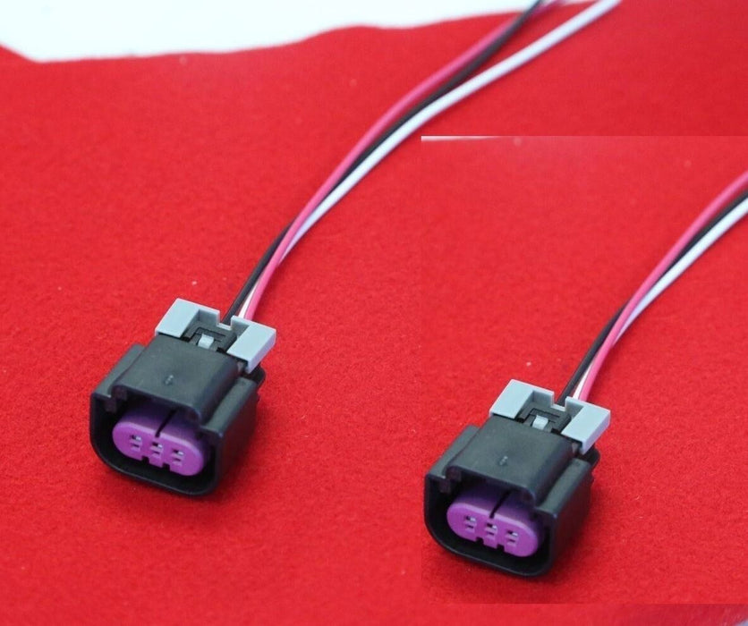 x2 Pair Fuel Sensor Connector Pigtail Plastic FOR GM E85 Flex Fuel Ethanol