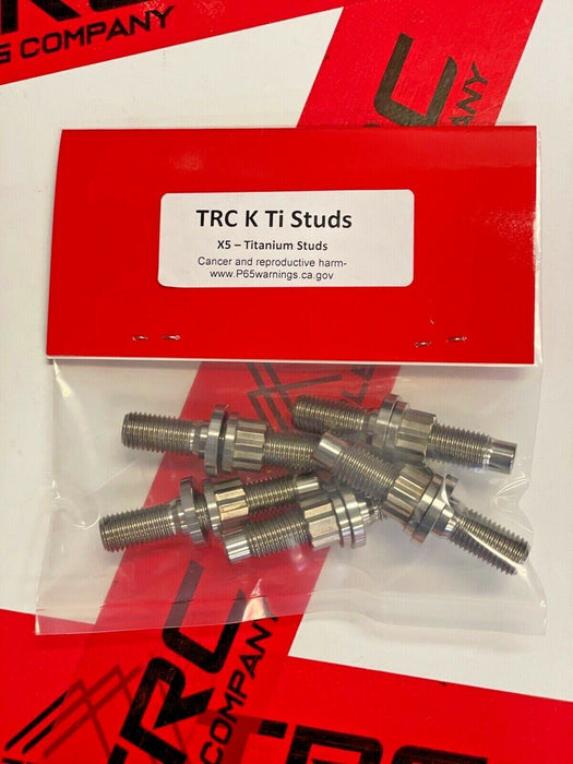 TRC RAW Titanium  K-Series Exhaust Manifold Stud Kit Finish K20 K24 K20z K20a