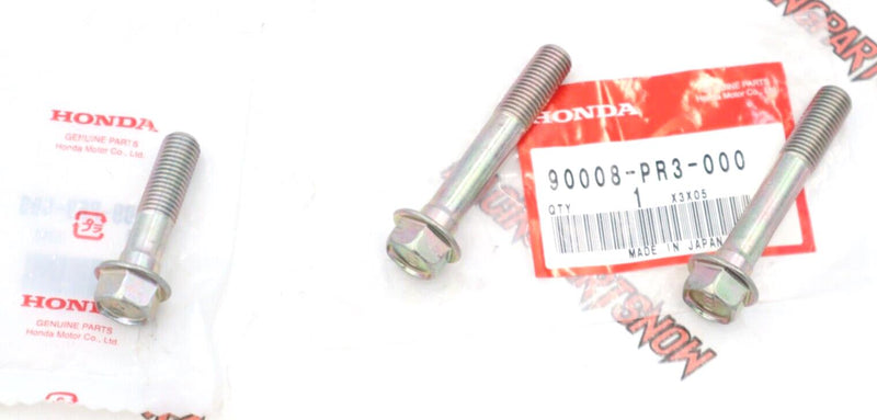 OEM HONDA B-SERIES LH MOUNT BRACKET TO BLOCK BOLTS 90009-PR3-000 90008-PR3-000