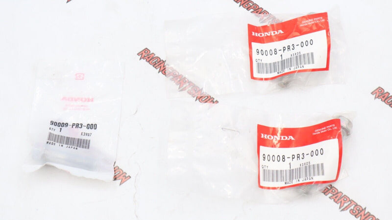OEM HONDA B-SERIES LH MOUNT BRACKET TO BLOCK BOLTS 90009-PR3-000 90008-PR3-000