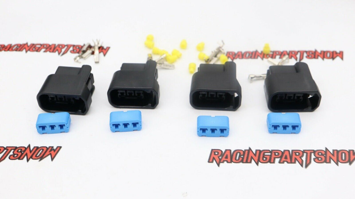 4x K-Series K20 K24 3-Pin Ignition Coil Pack Connector Plug Housing COP KIT