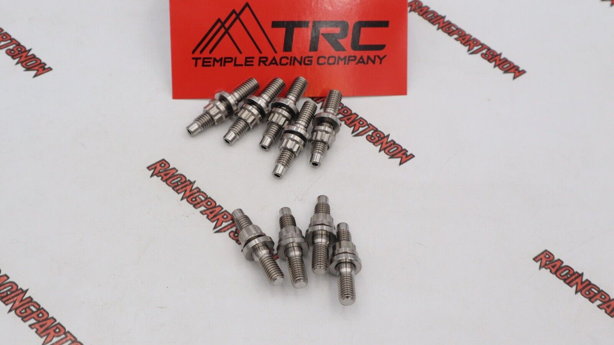 9- TRC B/D/H Series Titanium Raw Finish Manifold Stud Kit for Honda/Acura