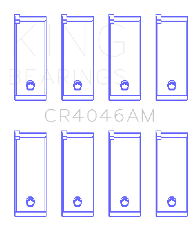 King Engine Bearings Honda D16A/D16Y/D16Z Rod Bearing Set - Size +0.25mm