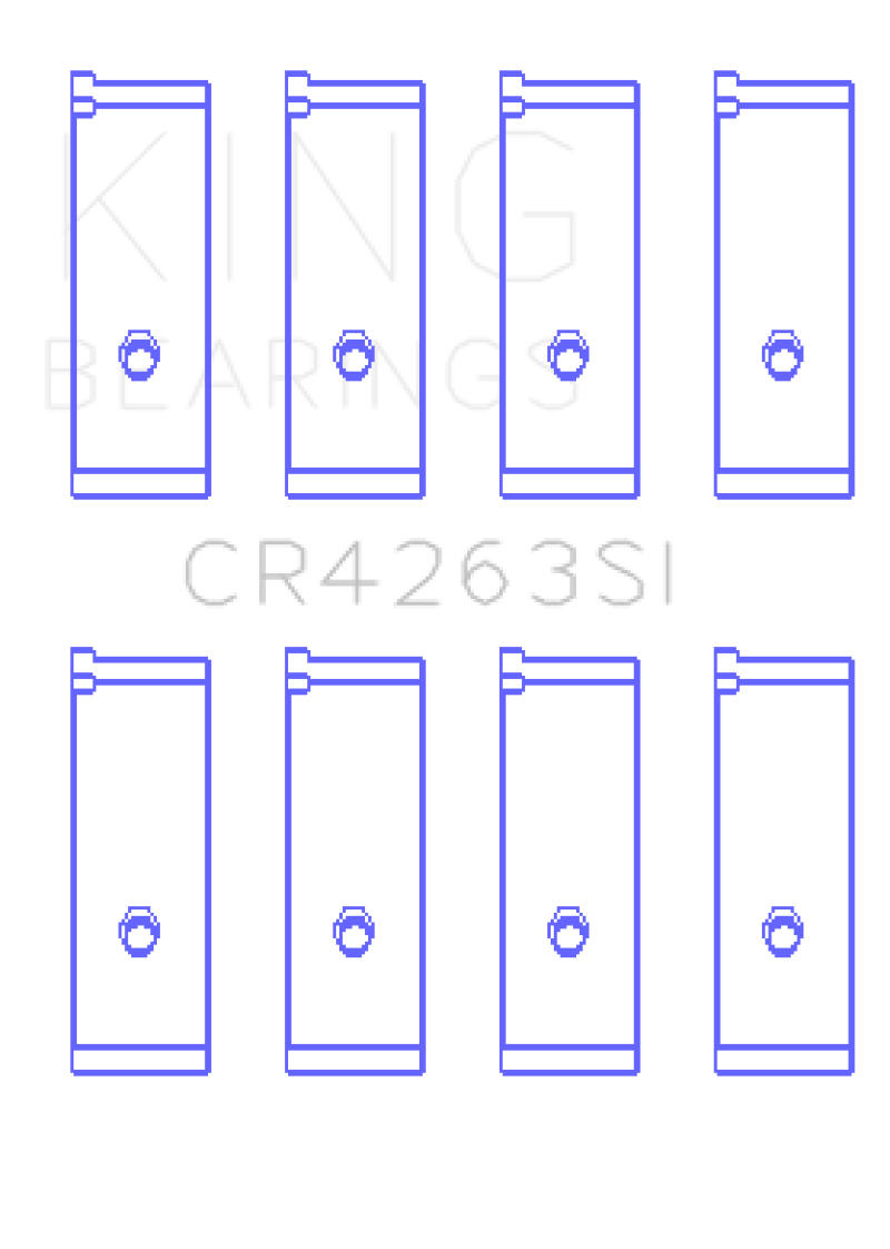 King Engine Bearings Toyota 1ZZ-FE Rod Bearing Set - Size STD